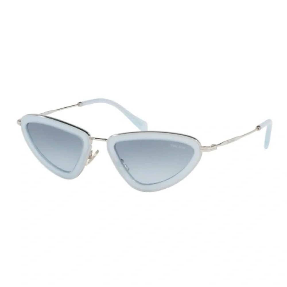 Miu Miu Opal Azure Sunglasses with Box - Picture 1 of 5